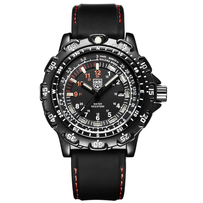 Men’s Luxury Tactical Watch – Built for Strength & Performance