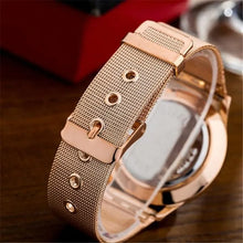 Unisex Minimalist Mesh Strap Quartz Watch