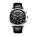 Rowan | Trendy Army-Inspired Leather Timepiece Watch | 42mm