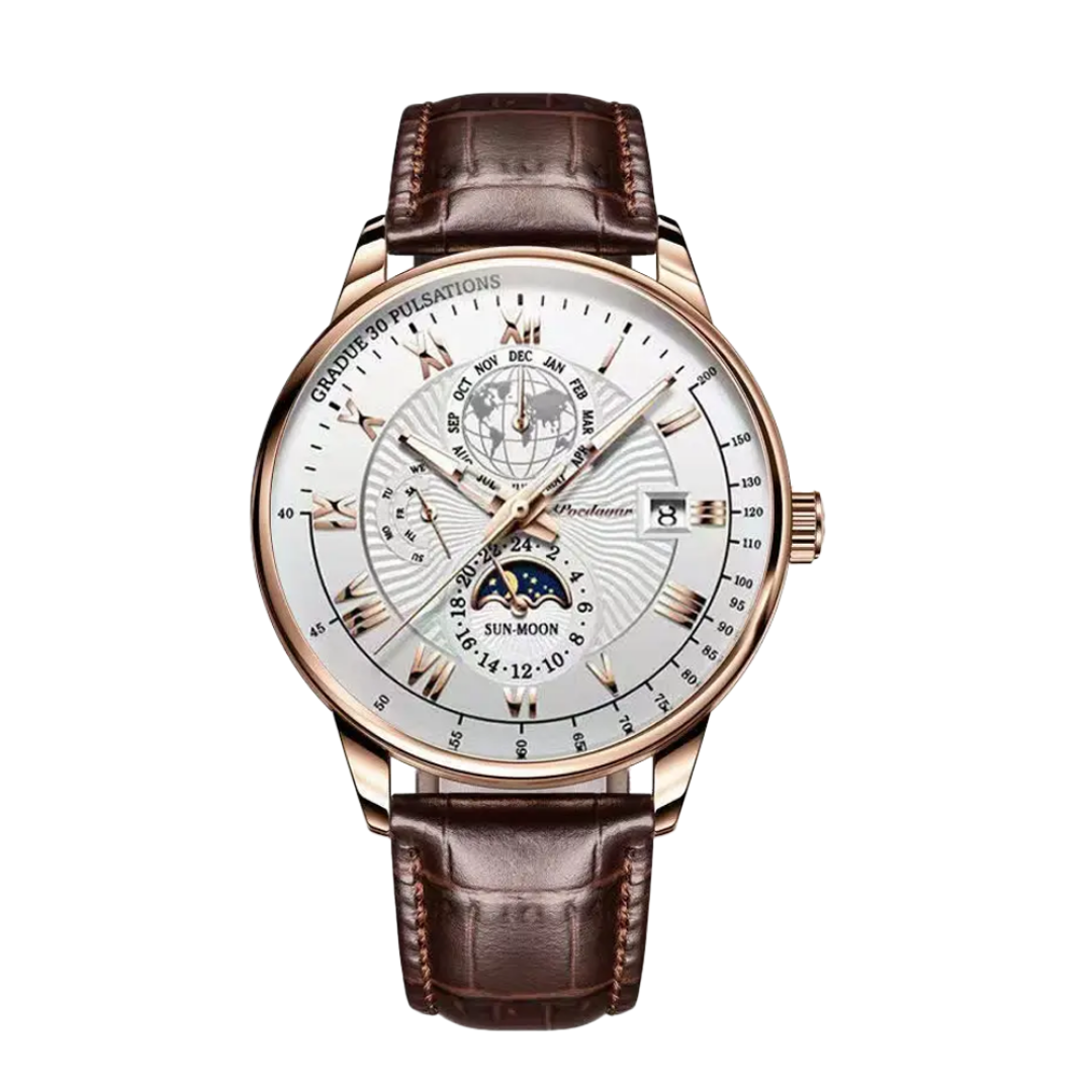 Xavier | Modern Luxury Slim Quartz Timepiece Watch | 40mm