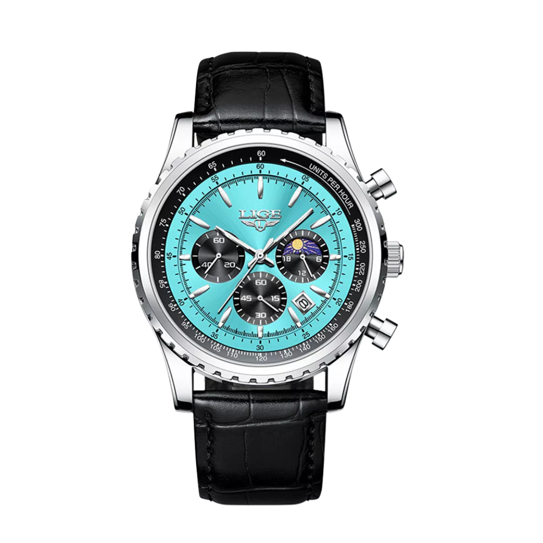 Leo | Elegant Chronograph Moon Phase Watch