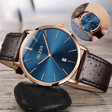 Casual Leather Quartz Watch for Men
