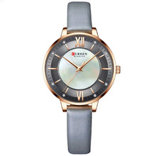 Elegant Women’s Quartz Watch with Leather Strap
