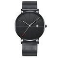 Stainless Steel Mesh Calendar Watch (Men)