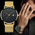 Stainless Steel Mesh Calendar Watch (Men)