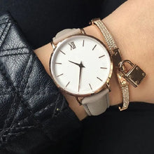 Women Watches Leather Quartz Watch for Ladies Clocks