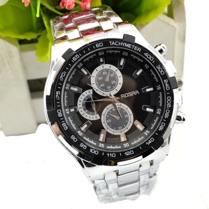 Men’s Luxury Quartz Stainless Watch