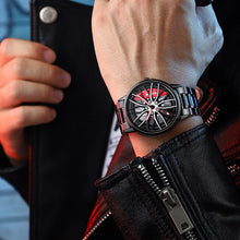 Men’s Sport Luxury Watch | Wheel-Inspired Dial & Elegant Metal Design