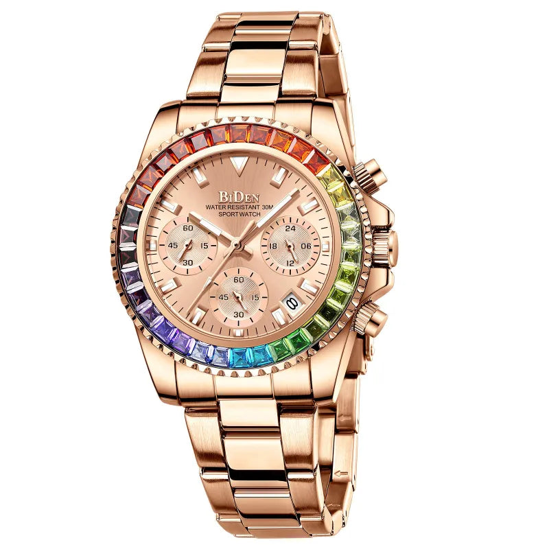 Executive Ladies’ Diamond Steel Bracelet Watch