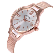 Women’s Rose Gold Mesh Strap Quartz Watch