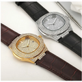 Diamond-Accent Quartz Bracelet Men Watches