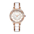 Elegant Women’s Ceramic Bracelet Quartz Watch
