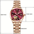 Valentina | Luxury Open-Heart Steel Watch
