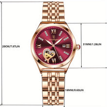 Valentina | Luxury Open-Heart Steel Watch