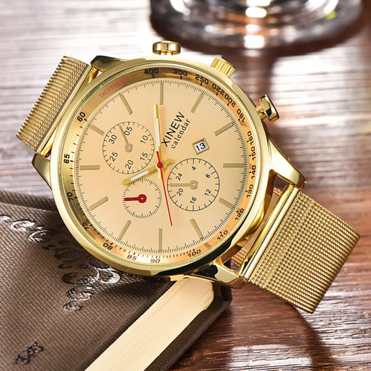 Stormmark | Sleek Men’s Stainless Steel Quartz Watch