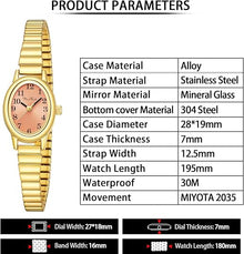 Stylish women's watch - Fashionable mini watch with stainless steel strap