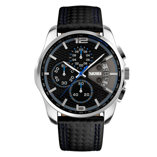 Daniel | Men’s Leather Quartz Watch – Sporty, Elegant & Reliable
