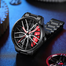 Men’s Sport Luxury Watch | Wheel-Inspired Dial & Elegant Metal Design