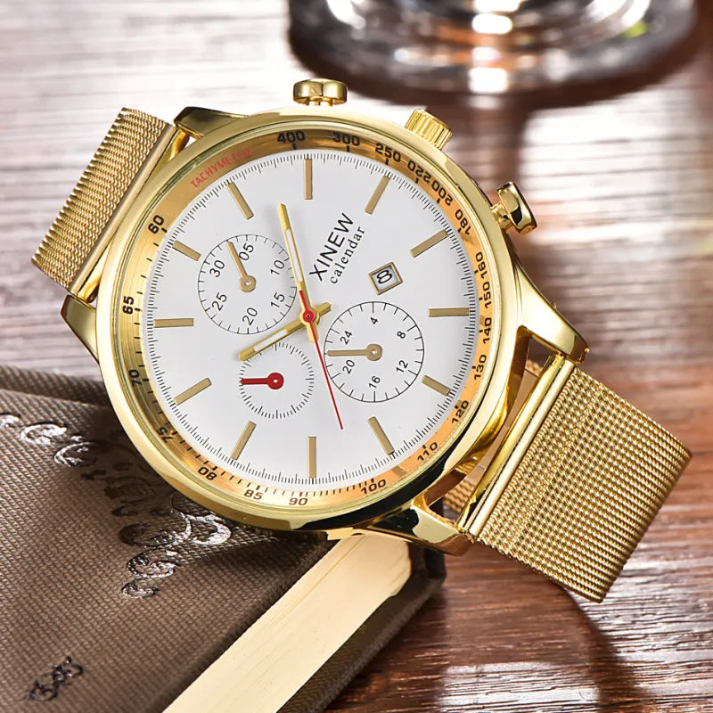 Stormmark | Sleek Men’s Stainless Steel Quartz Watch