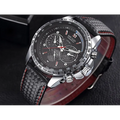 Leather Strap 3ATM Waterproof Quartz Luxury Business Mens Watches