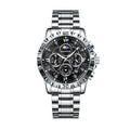 Rex | Opulent Chronograph Watch with Sleek Metal Band