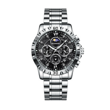 Rex | Opulent Chronograph Watch with Sleek Metal Band
