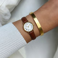 Lina | Simple And Compact Alloy Belt Watch
