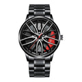Men’s Sport Luxury Watch | Wheel-Inspired Dial & Elegant Metal Design