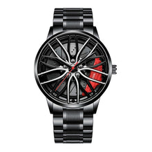 Men’s Sport Luxury Watch | Wheel-Inspired Dial & Elegant Metal Design