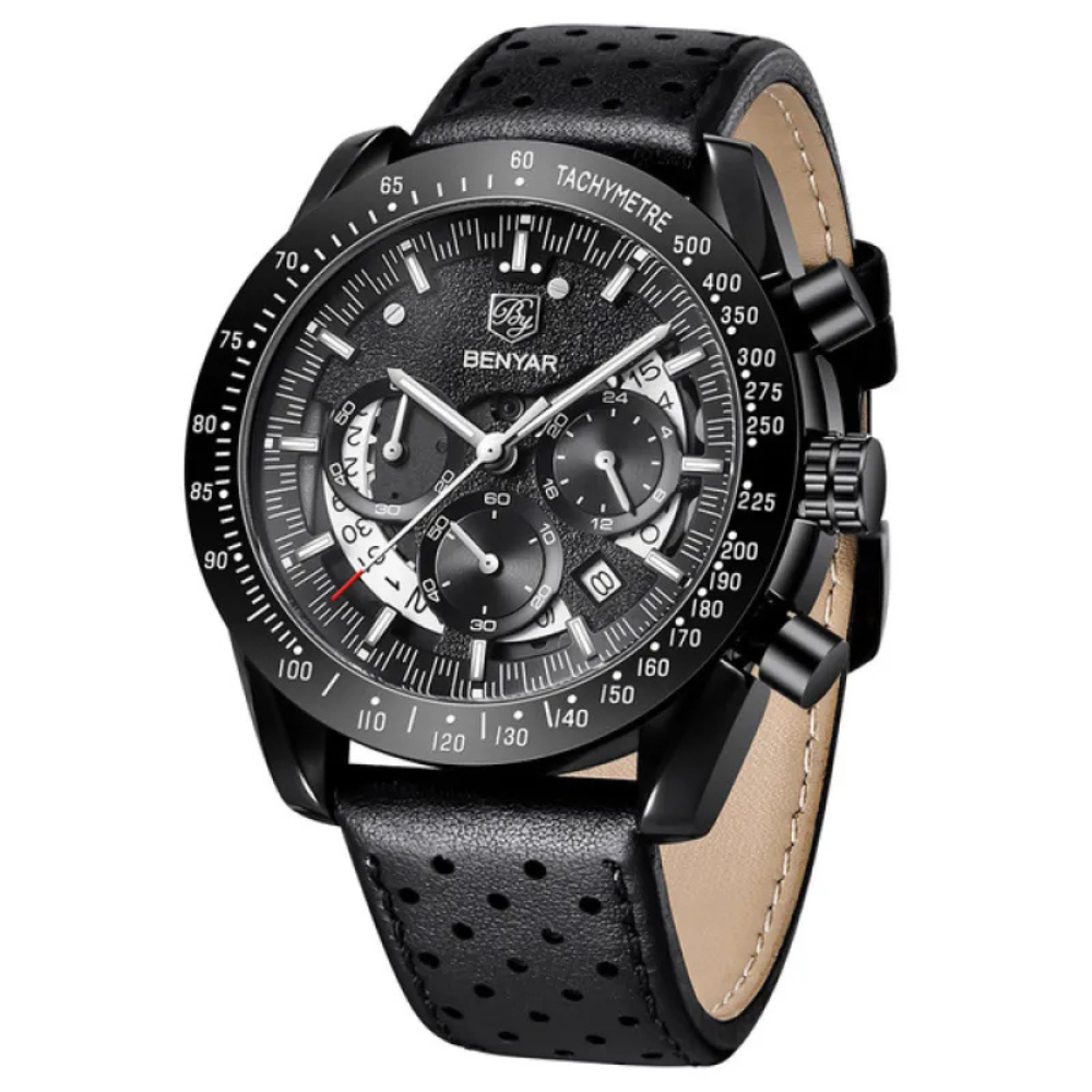 Crimson Tide | Elegant Quartz Watch for Timeless Style