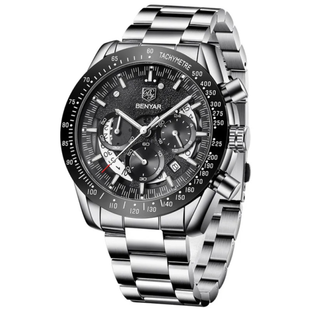 Crimson Tide | Elegant Quartz Watch for Timeless Style