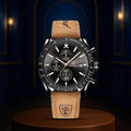 David | Stylish Men’s Chronograph with Versatile Strap Options | 44mm