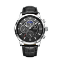 Ruben | Modern Moon Phase Leather Watch