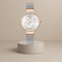 Ella - Elegant steel link watch - A timeless staple for your style