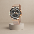 Tessa - Elegant steel mesh watch - Stylish everyday companion