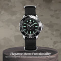 Robert | Classic Diver’s Watch with Luminous Markers