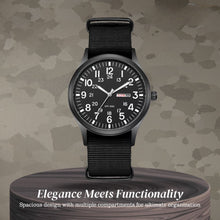 Thomas | Minimalist Field Watch with Functional Strap