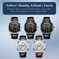 Rowan | Trendy Army-Inspired Leather Timepiece Watch | 42mm
