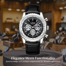 Leo | Elegant Chronograph Moon Phase Watch
