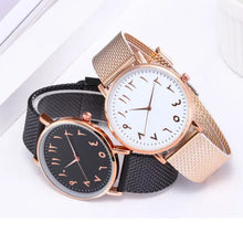 Creative Quartz Watches Couple Watches Digital Mesh Band