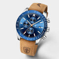 David | Stylish Men’s Chronograph with Versatile Strap Options | 44mm