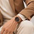 David | Stylish Men’s Chronograph with Versatile Strap Options | 44mm