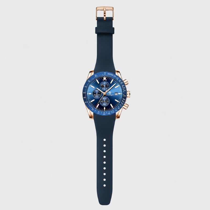 David | Stylish Men’s Chronograph with Versatile Strap Options | 44mm