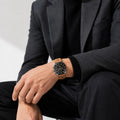 David | Stylish Men’s Chronograph with Versatile Strap Options | 44mm