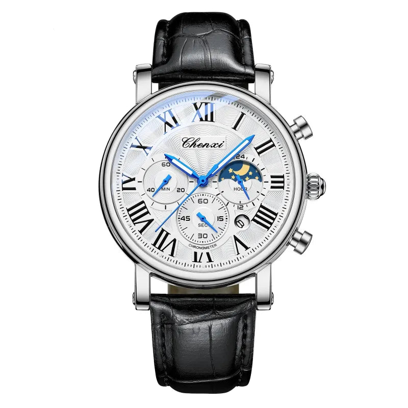 Luxury Multifunction Men’s Waterproof Business Watch