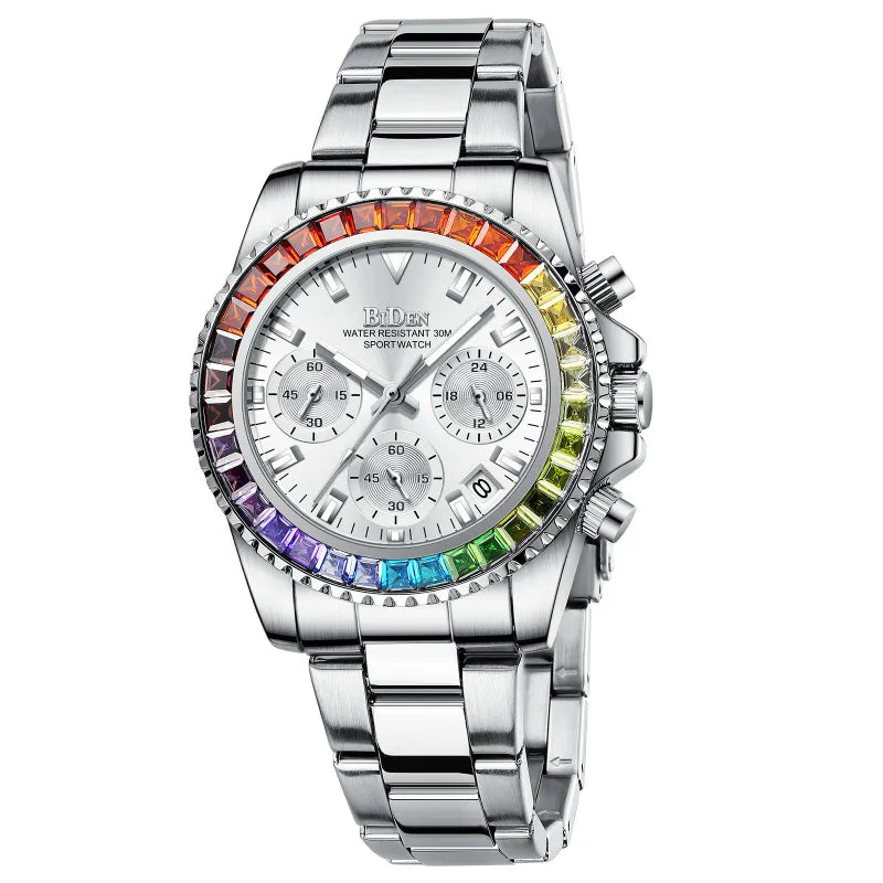 Executive Ladies’ Diamond Steel Bracelet Watch