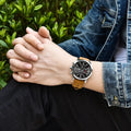 Casual Leather Strap Quartz Watch – Men