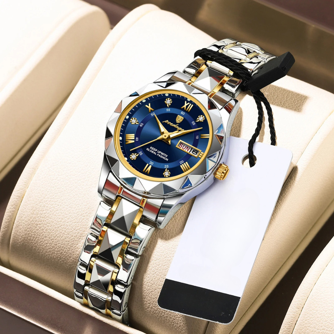 Women's luxury stainless steel watch