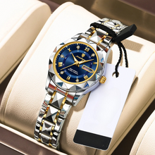 Women's luxury stainless steel watch