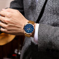 Men's waterproof chronograph watch